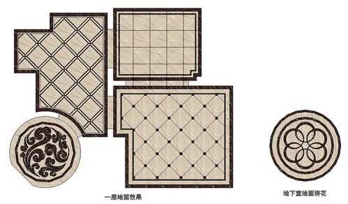 地砖拼花设计方块（地砖拼花设计图）